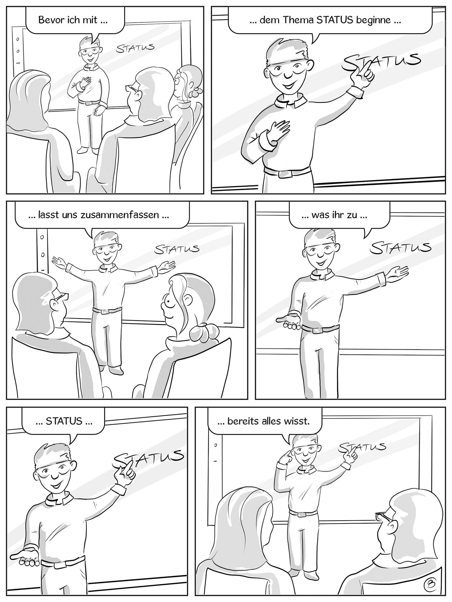 IPO Modell Illustration