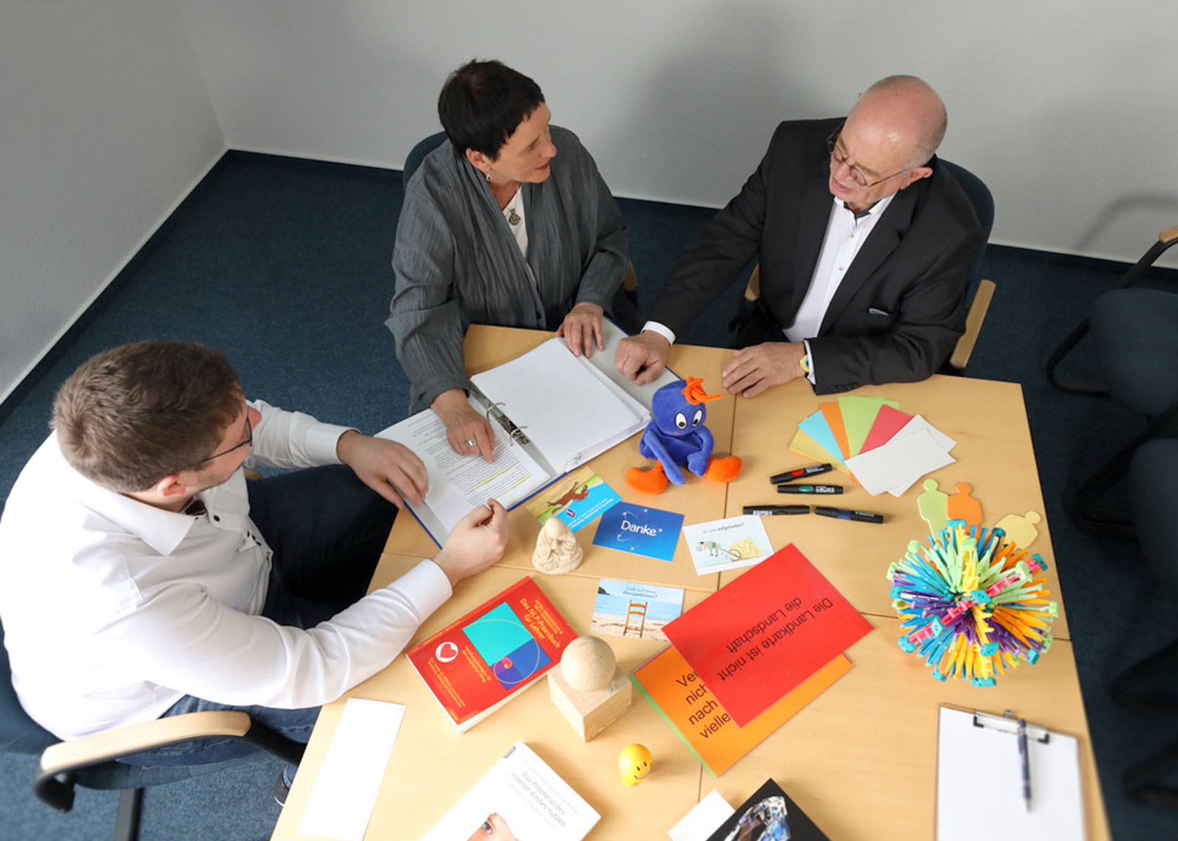Foto vom Trainerteam im perspektiven-Institut